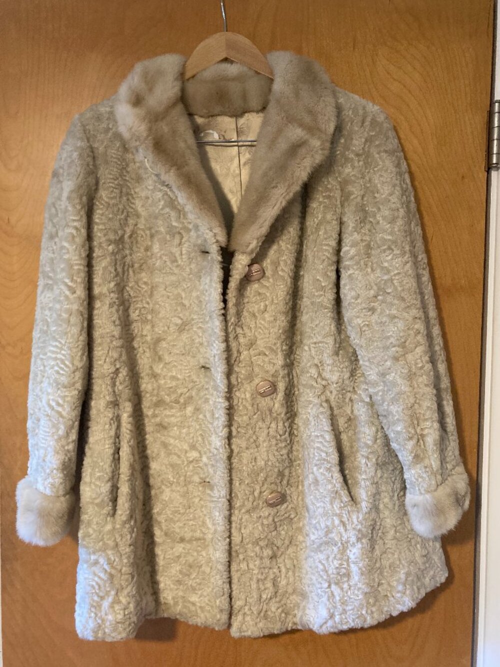 Vintage Russel Taylor Faux Fur Coat